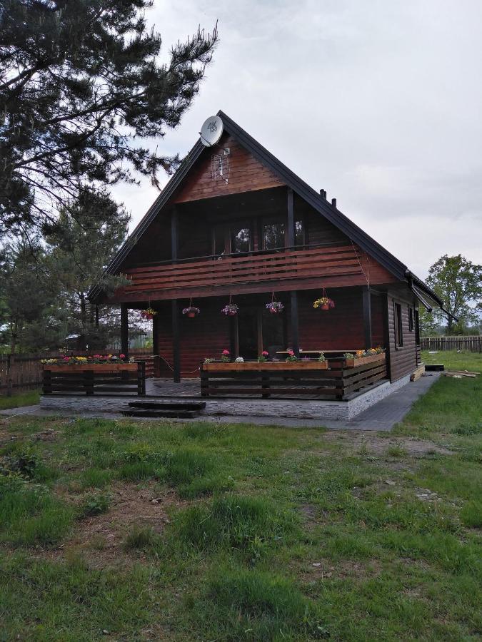 Dom Drewniany Pod Lasem Zatory Buitenkant foto