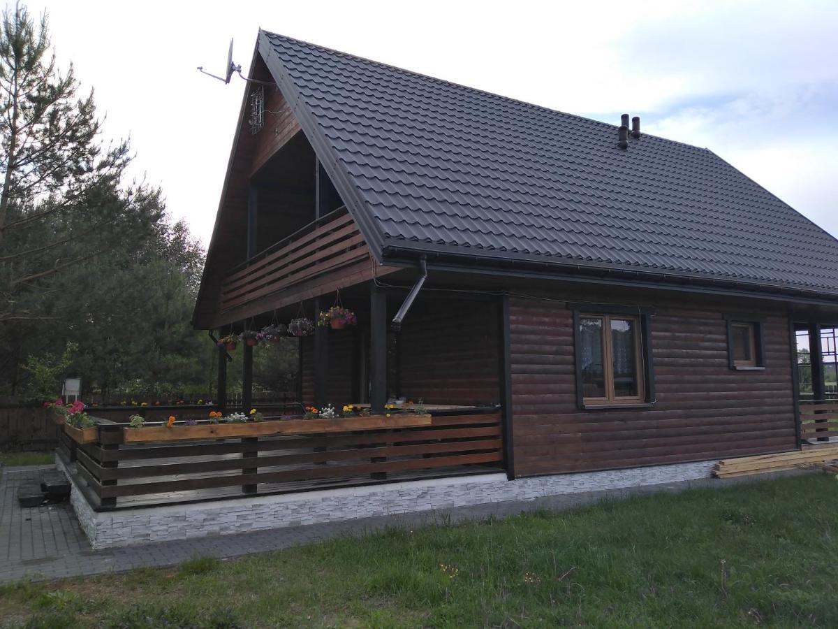 Dom Drewniany Pod Lasem Zatory Buitenkant foto